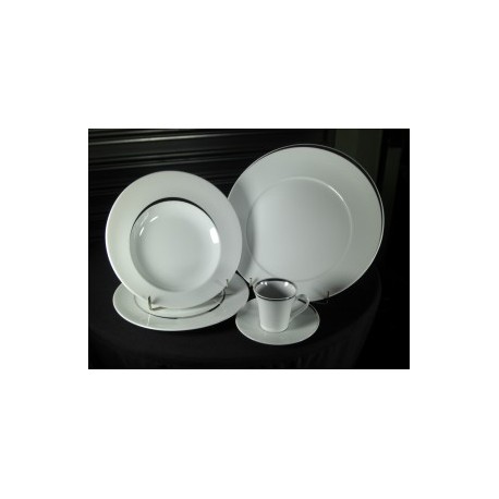 Assiette plate 28 cm Platine