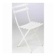 Chaise square blanche