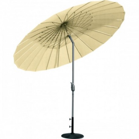 Parasol ombrelle avec pied (Blanc)