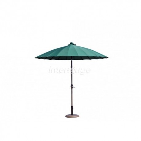 Parasol ombrelle avec pied (Vert sapin)