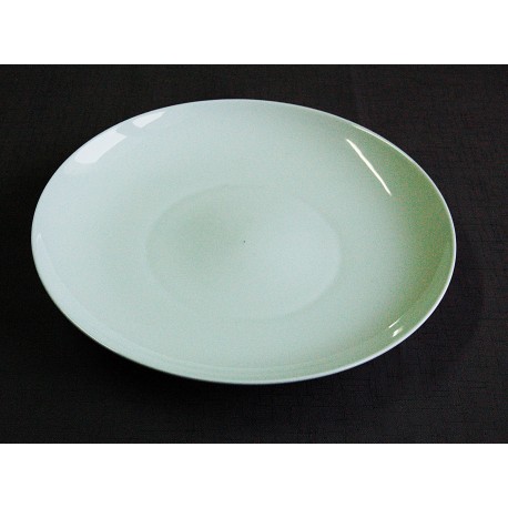 Plat rond porcelaine